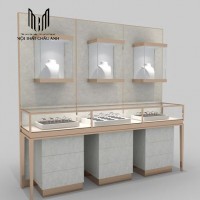 TGN V13- COMBO TỦ INOX GIỮA NHÀ + TỦ TREO TƯỜNG CHO TIỆM VÀNG